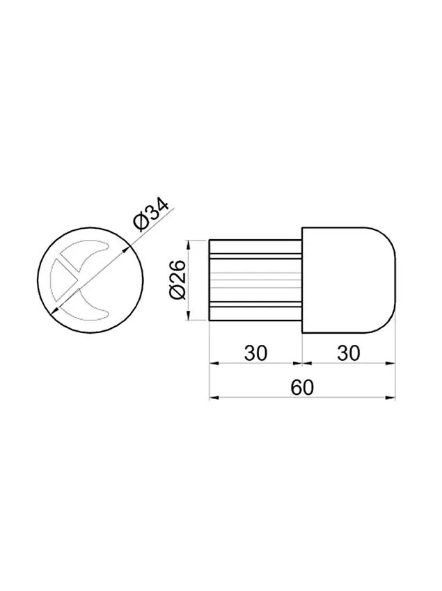Felső adapter 34-es csőhöz