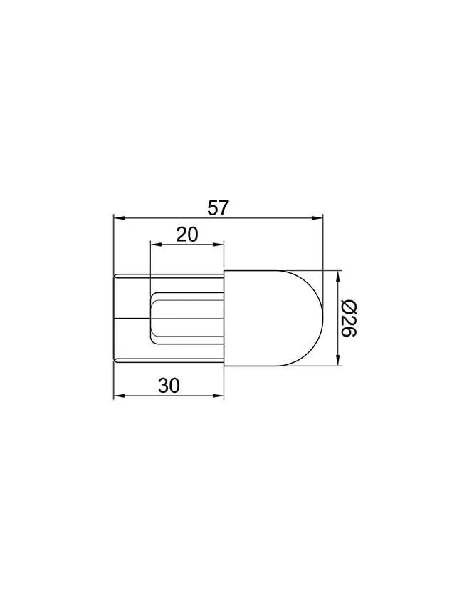 Felső adapter 27-es csőhöz