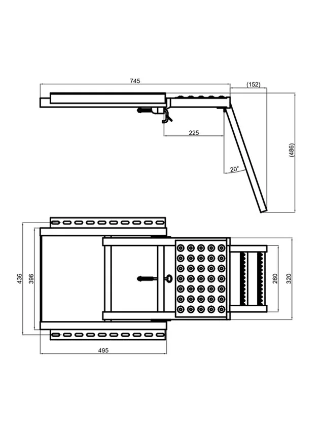 2 fokos létra TH platform