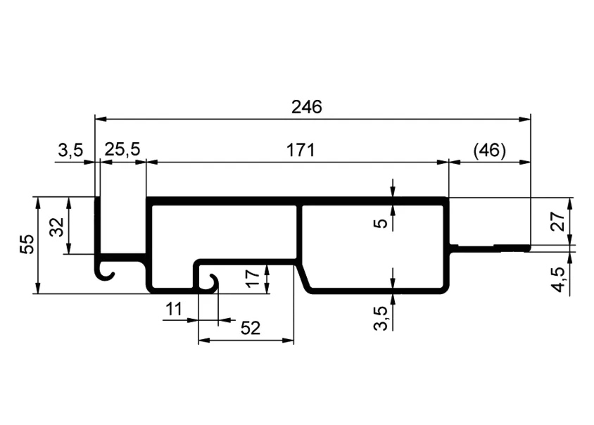 MIDI első oszlop FLAT elox 246