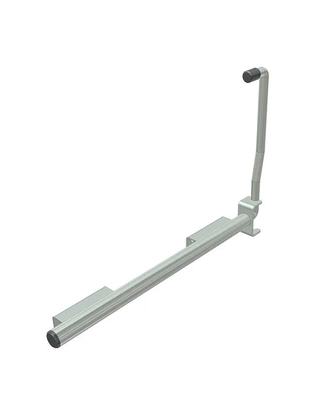 Rugós ajtórögzítő horg 440/270mm TS