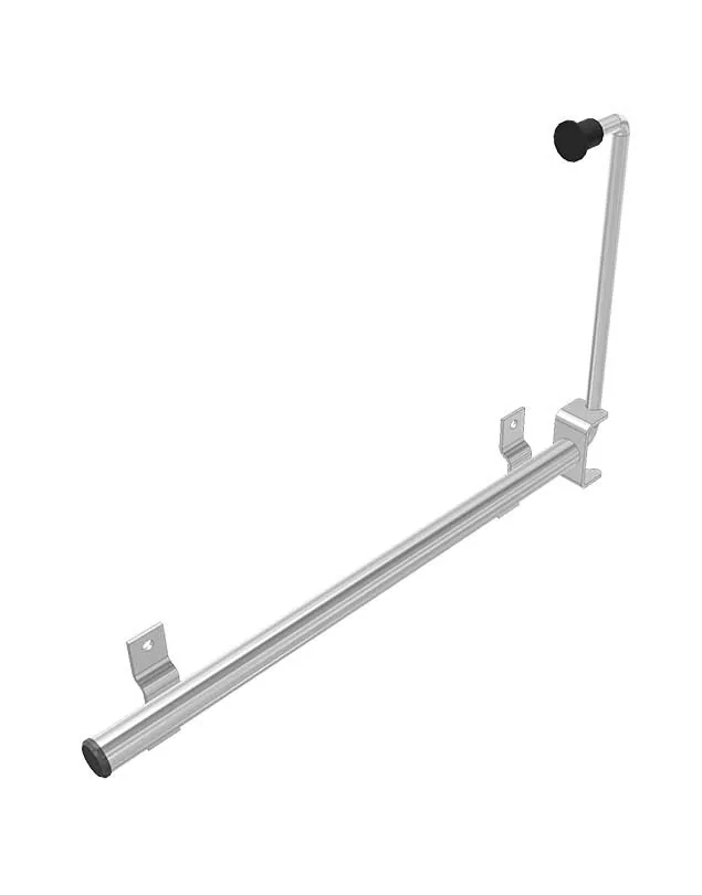 Rugós ajtókitámasztó 500/280 Inox TS