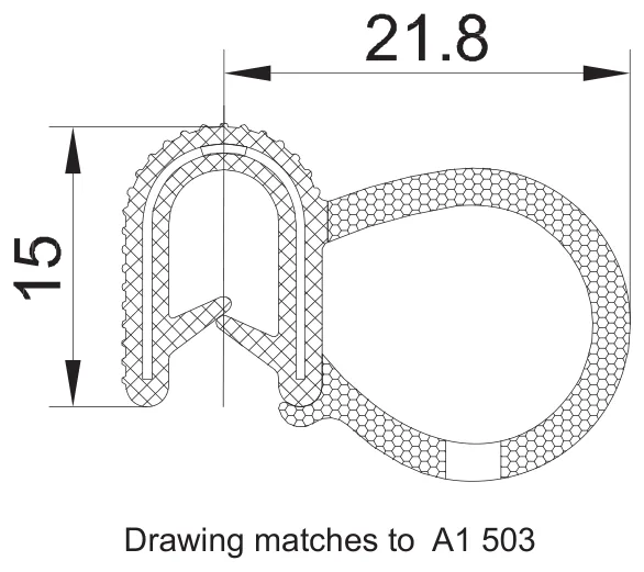 A1 503 Nagy göbös kédergumi