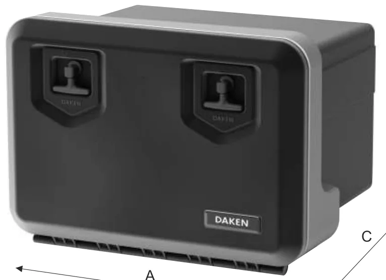 J205040 DAKEN WELVET láda 630x450x480 mm