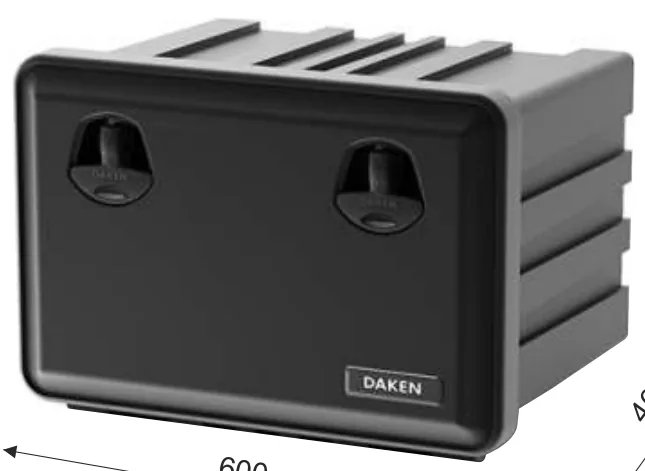 J205540 DAKEN láda 600x415x460 mm