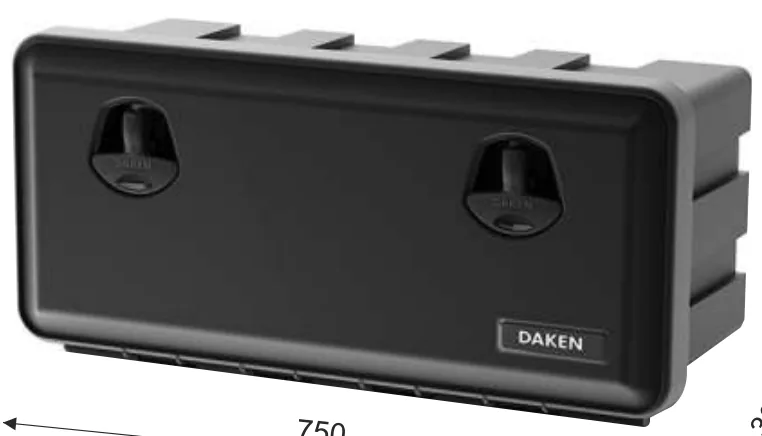 J205575 DAKEN láda 750x350x450 mm